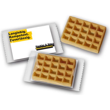 Waffeln auf Karte