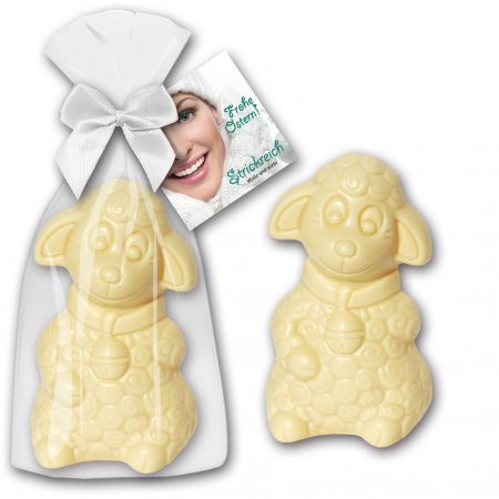 Schokoladenlamm mit weißer Schokolade