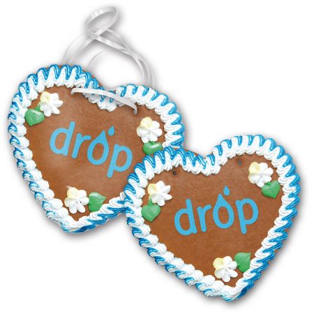 Lebkuchenherz Größe 45 mit Siebdruck