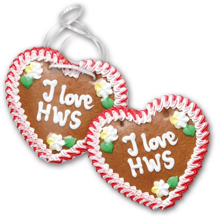 Lebkuchenherz Größe 45 mit Handschrift