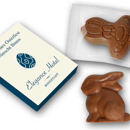 Osterfiguren in bedrucktem Karton