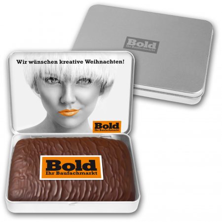 Saftprinte mit Logo in Schmuckdose