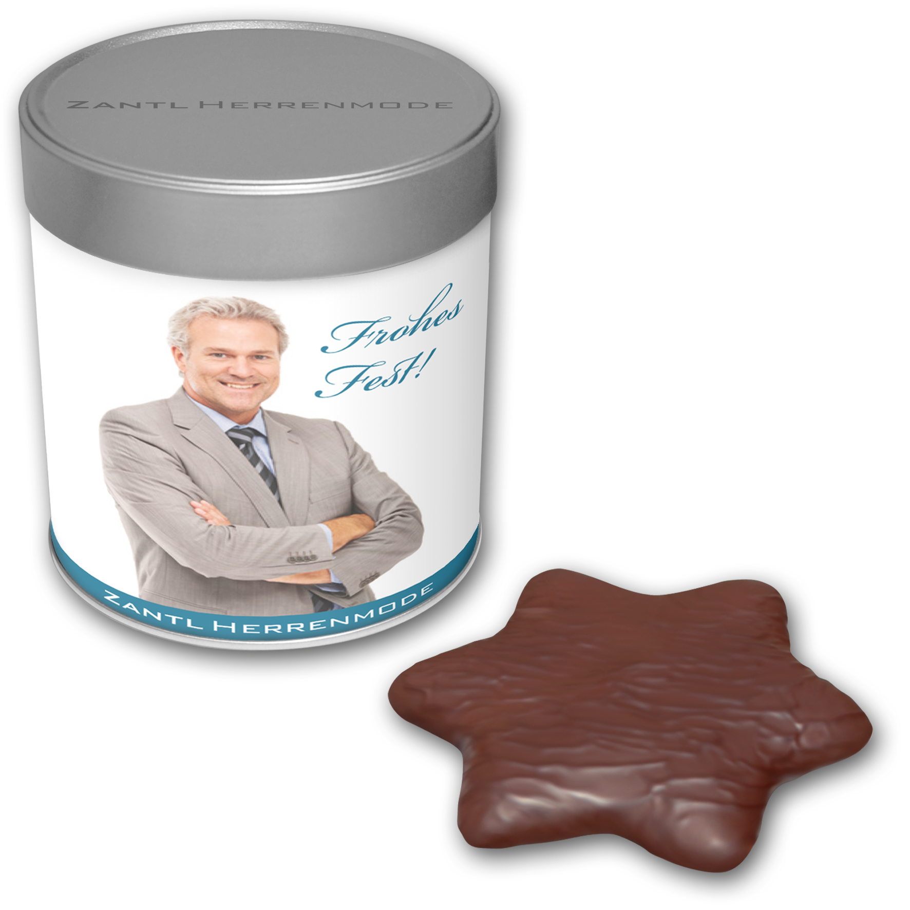 Saftprintensterne in Schmuckdose