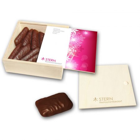 Saftprinten in Schmuckholzkiste