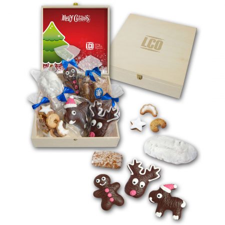 Präsentkiste " Lebkuchenfreunde "