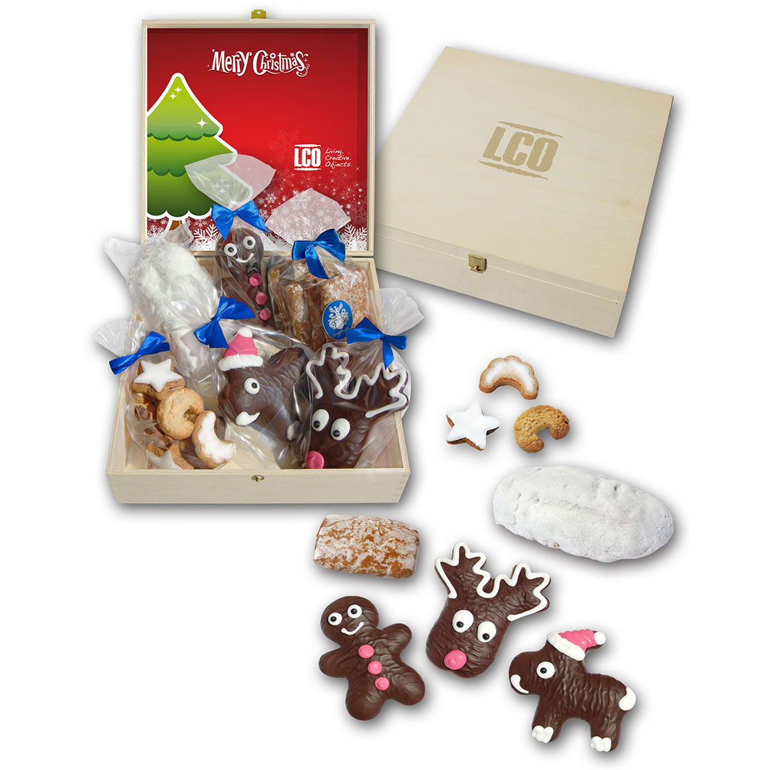 Präsentkiste " Lebkuchenfreunde "