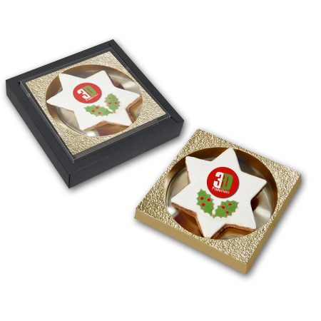 Zimtstern groß im Sichtfensterkarton