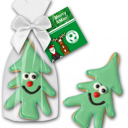 Cookie Tannenbaum mit Gesicht