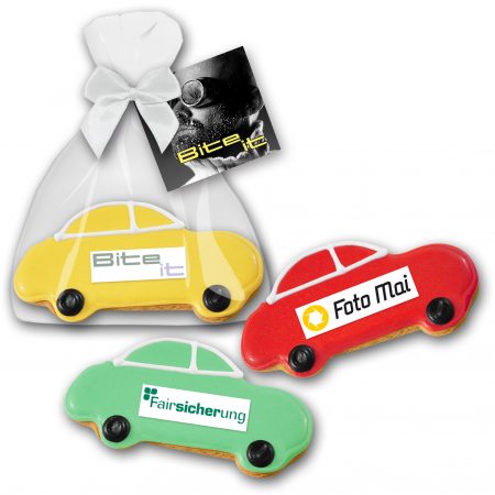 Cookie Car mit Logo