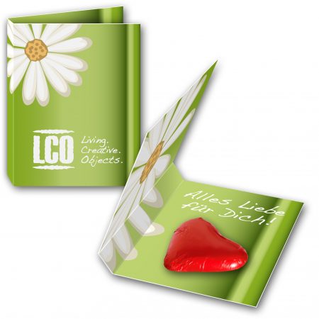 Schokoherzcard 10g