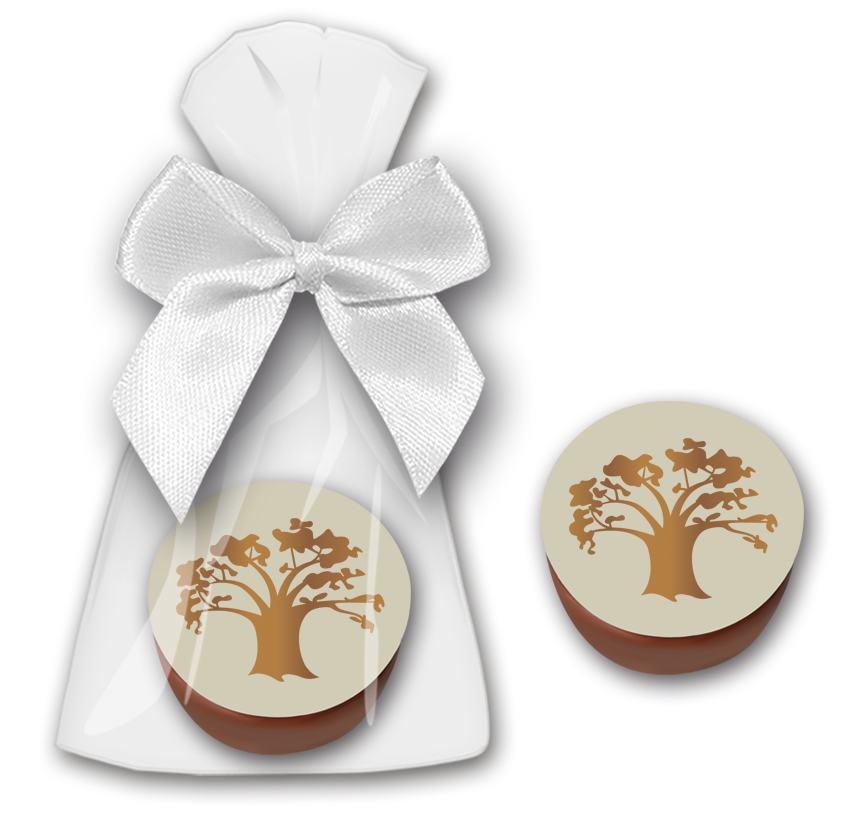 Praline mit Logo