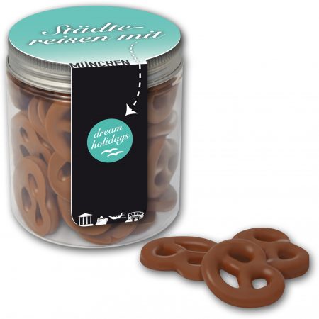 Schokobrezel im Midi Tin