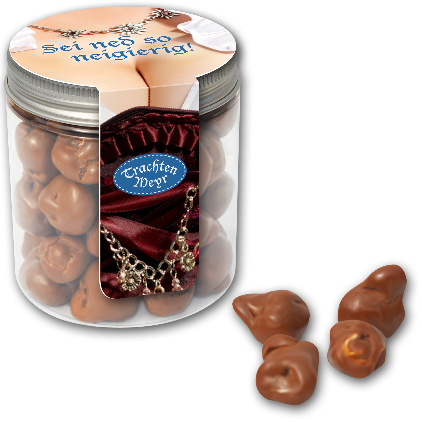 Schoko Popcorn im Midi Tin