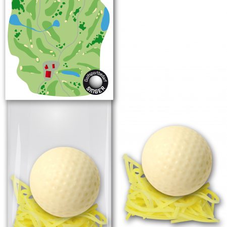 Schokogolfball im Stehbeutel