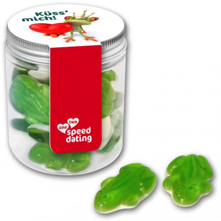 Fruchtgummifrösche in Midi Tin