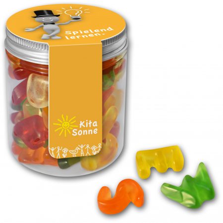 Fruchtgummibuchstaben in Midi Tin