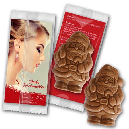 Weihnachtsmann Schokolade individuell