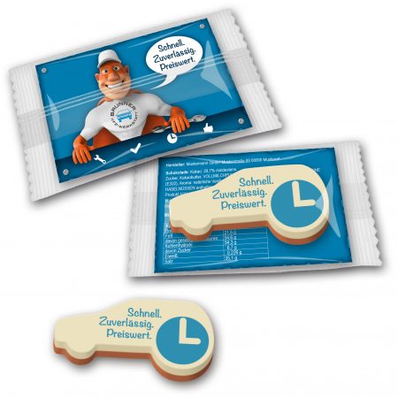 Schokoladensonderform mit Druck