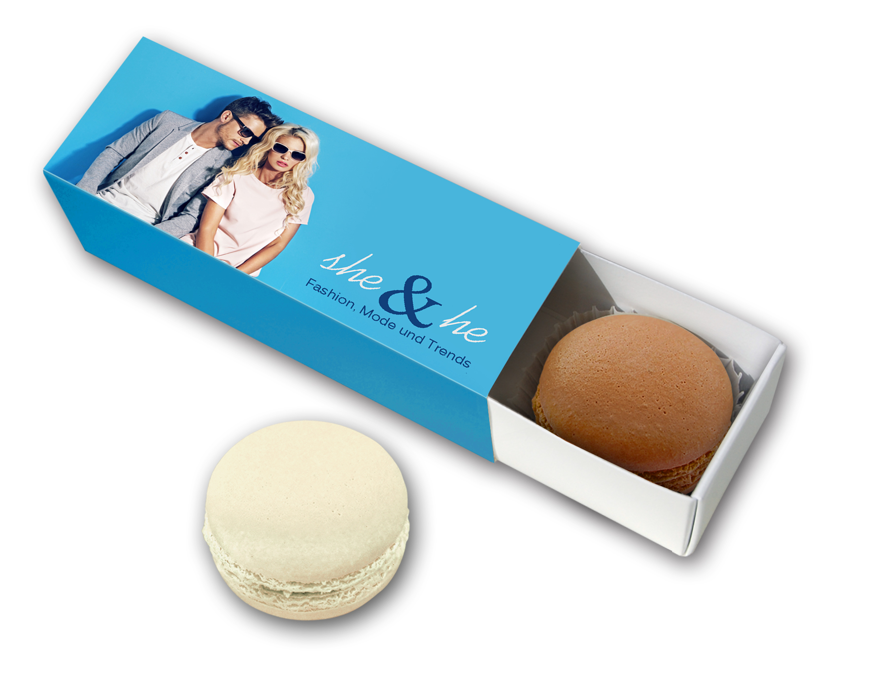 Macarons im 2er Schuber – Bild 2