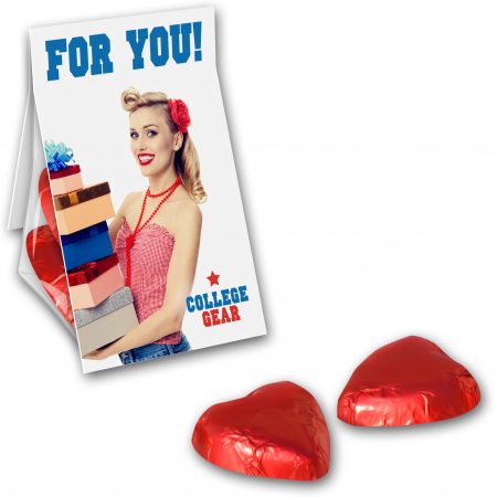 Schokoherzen rot Promobag