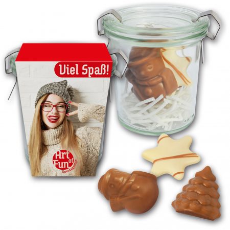Weihnachtsland im Weckglas