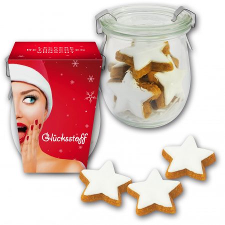 Zimtsterne im Weckglas