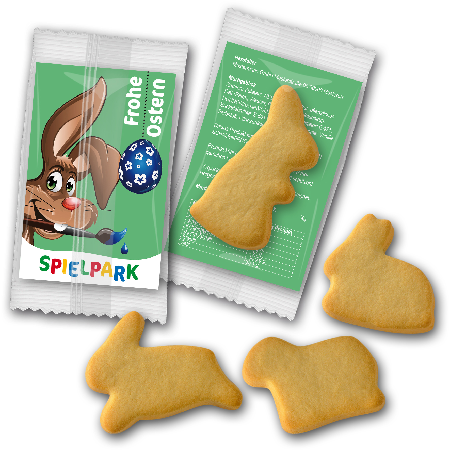 Osterkekse Werbung