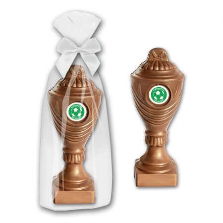 Schokoladenpokal mit Logo