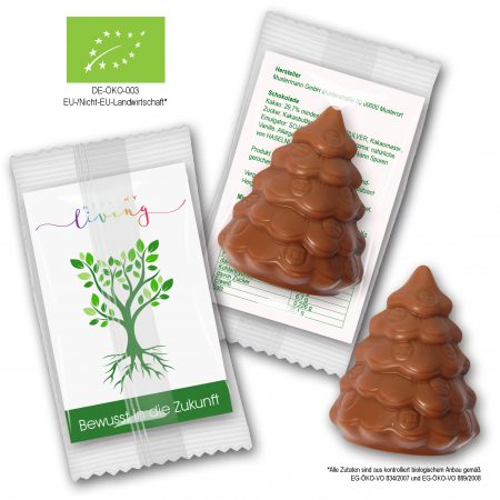 BIO Schokotannenbaum auf Karte