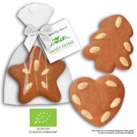 BIO Weihnachtslebkuchen mit Mandeln