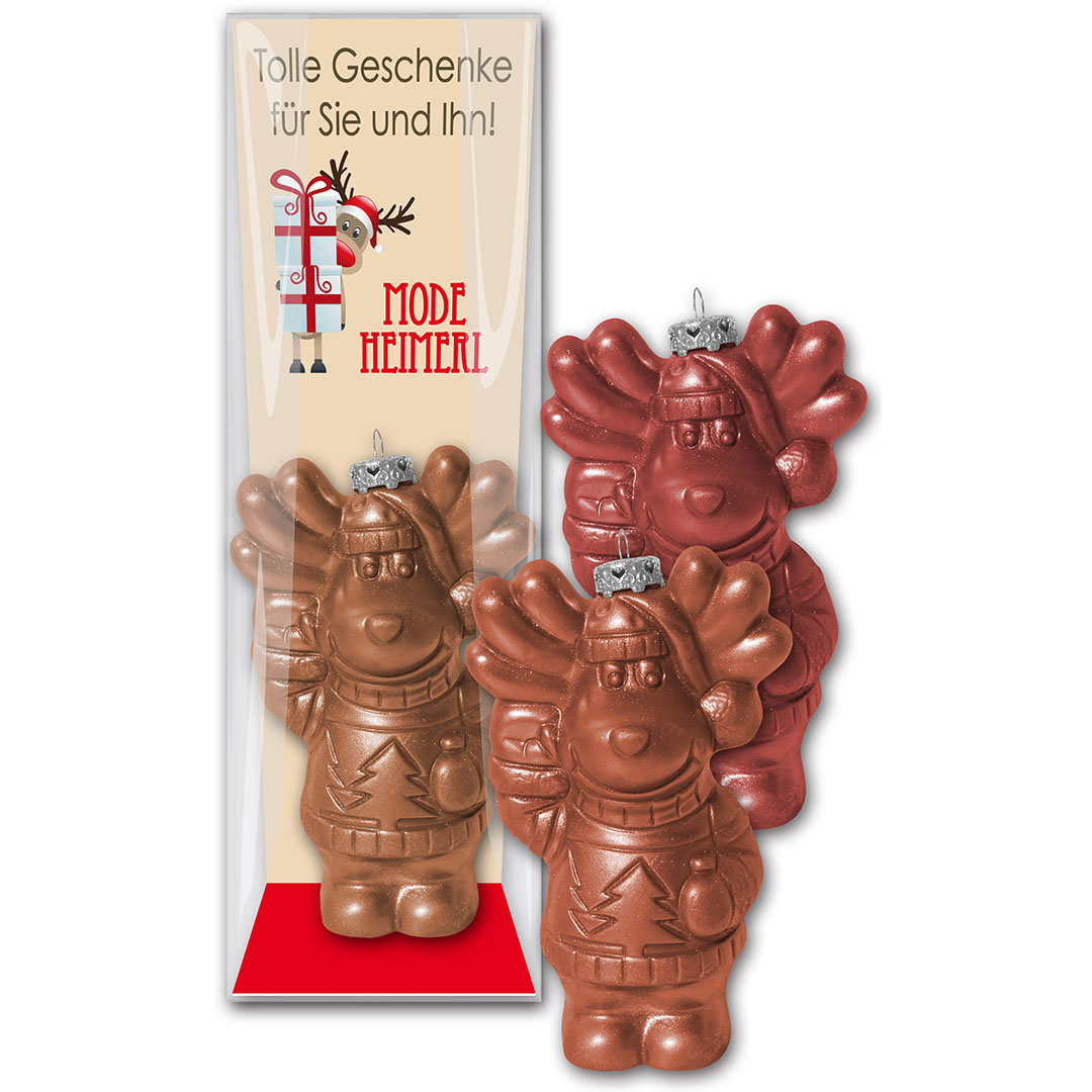 Schoko-Christbaumkugel Elch 95g