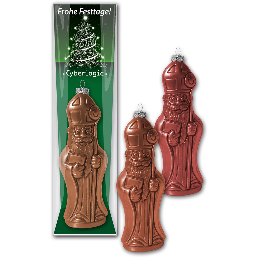 Schoko-Christbaumkugel Bischof 95g