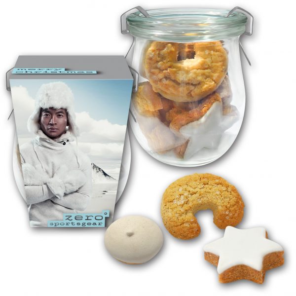 Weihnachtsgebäck im Weckglas 40g