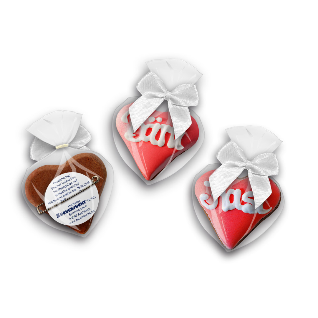 Lebkuchenherz zum Anstecken