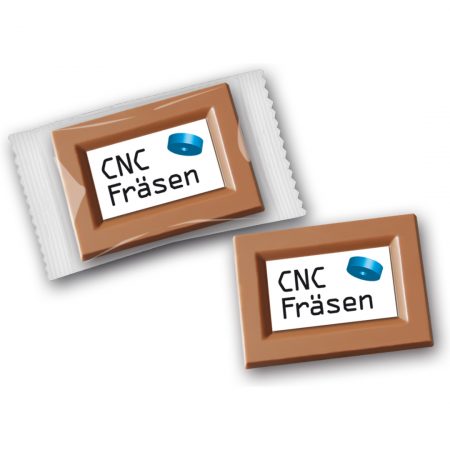 Schokoladentafel mit Logo