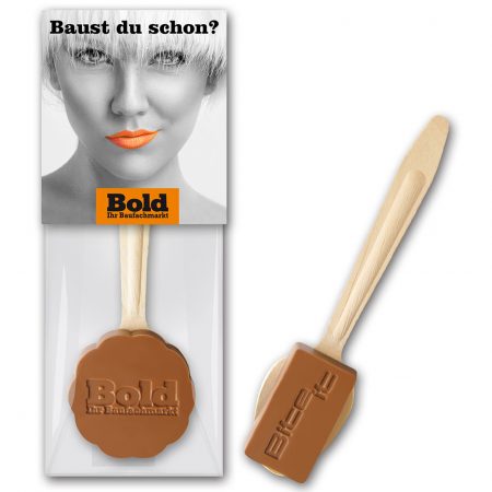Trinkschokolade Vollmilch mit Logoprägung