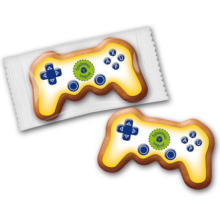 Spielkonsole mit Logo