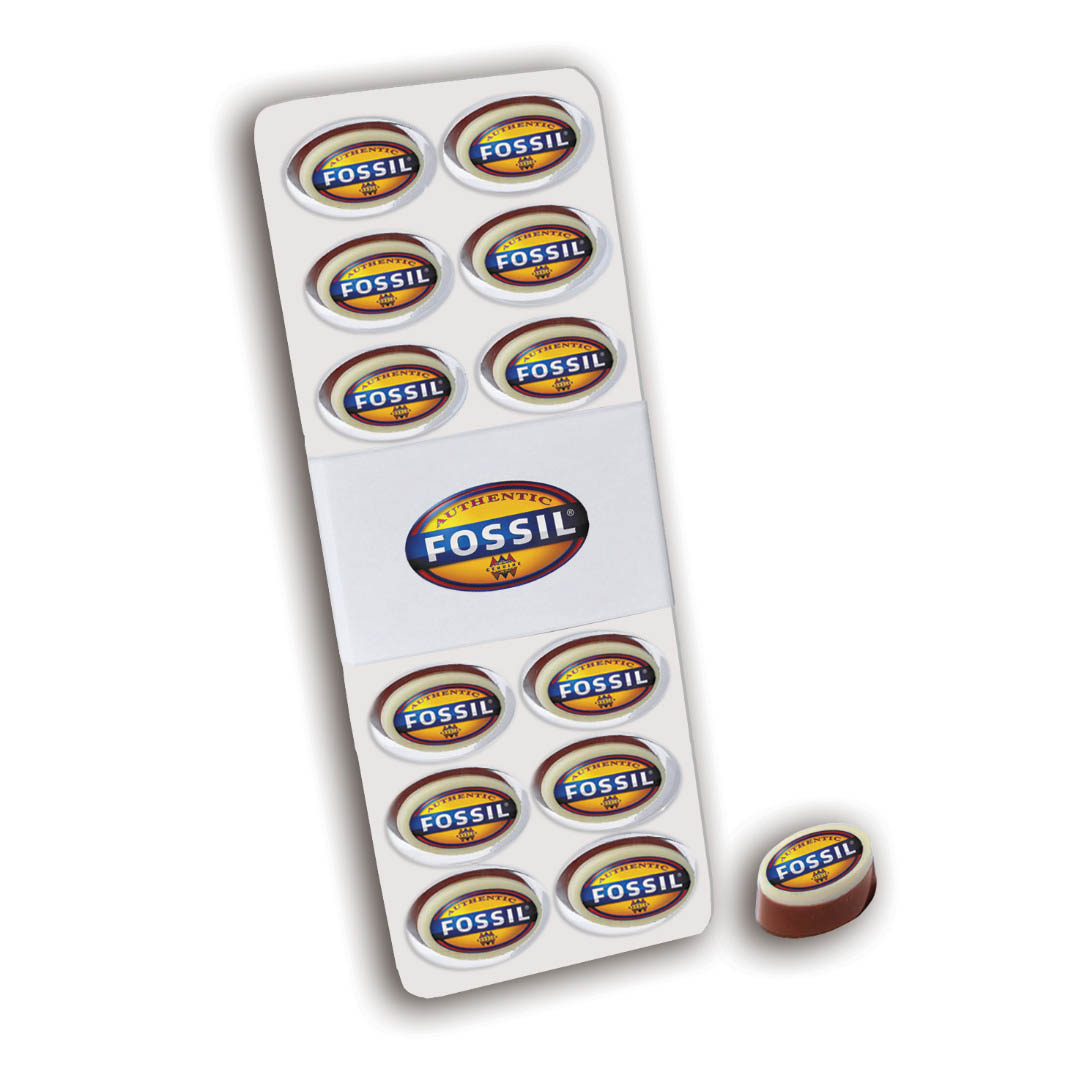 Schokoduo 16er Klarsichtbox oval