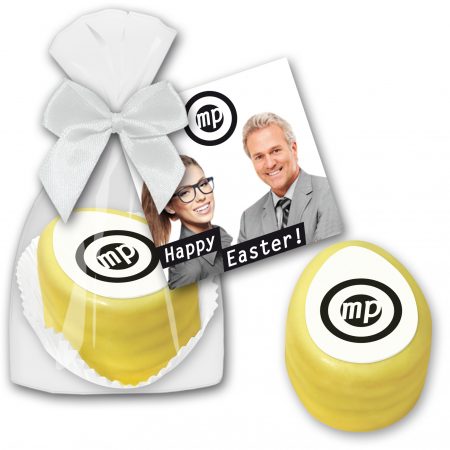 Oster Petit fours mit Logo in Glanzbeutel