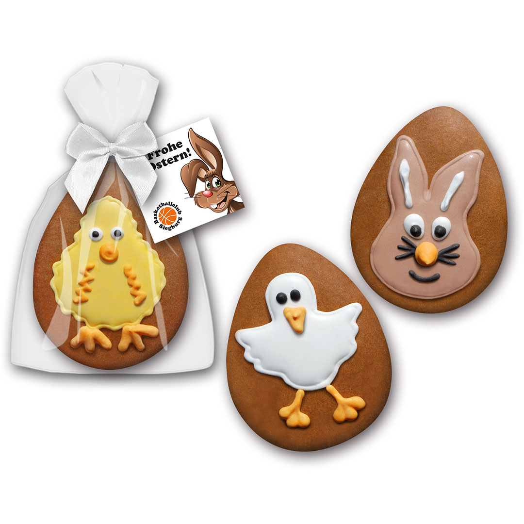 Honigosterbroteier mit Figuren