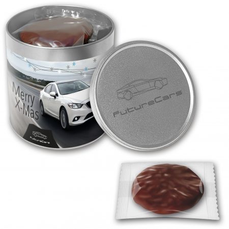 Oblatenlebkuchen Schoko in Schmuckdose