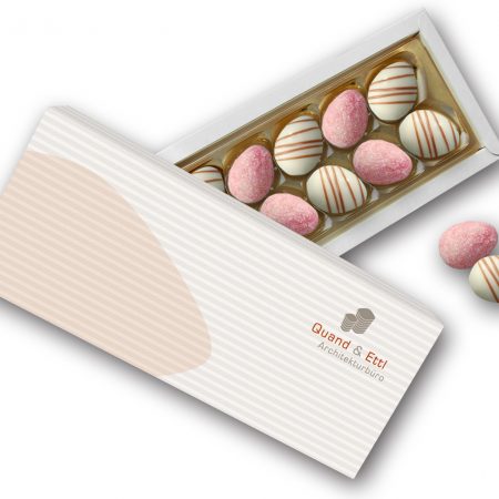 12er Trüffelpralineneier Schmuckpackung