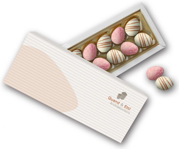 12er Trüffelpralineneier Schmuckpackung