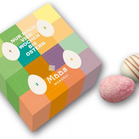 4er Trüffelpralineneier Schmuckpackung