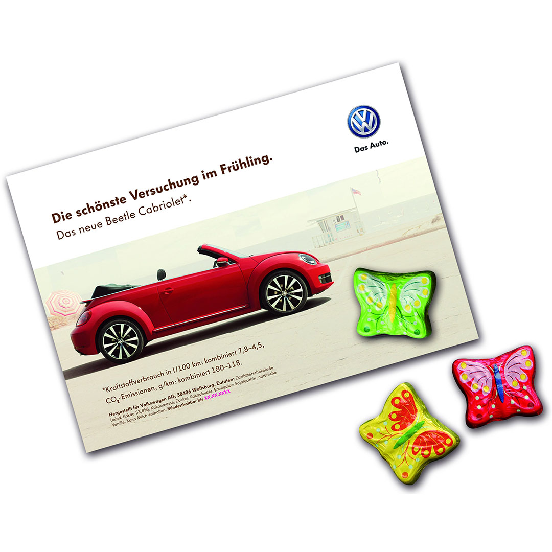 Grußkarte mit Schmetterling