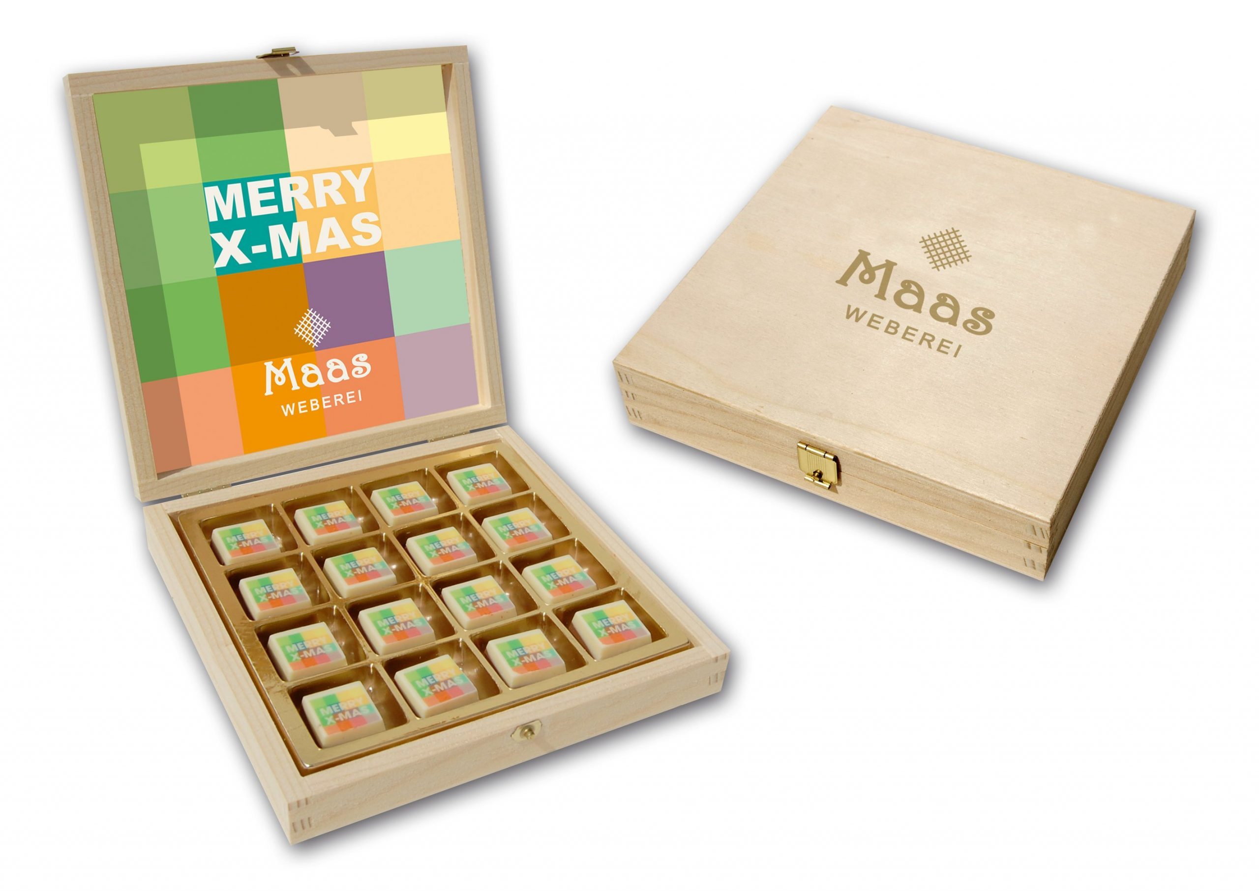 Schokoduo 16er Holzkiste – Bild 2