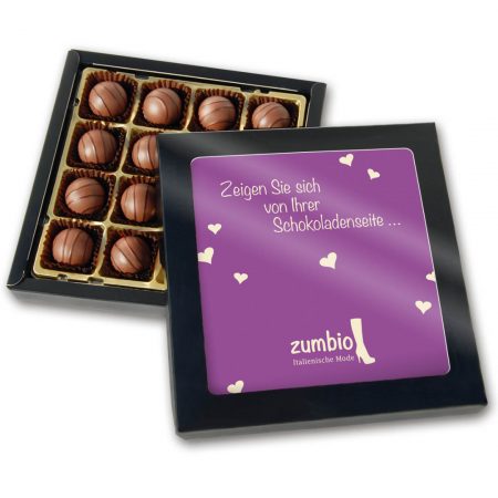 Trüffel in Sichtfensterkarton