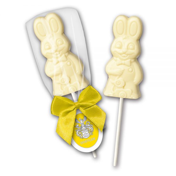 Osterlolly Hase weiß