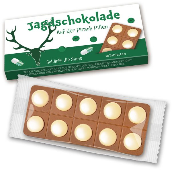 Jagd-Schokolade 25g