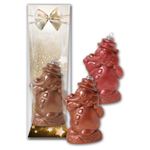 Christbaumkugel Schneemann 160g
